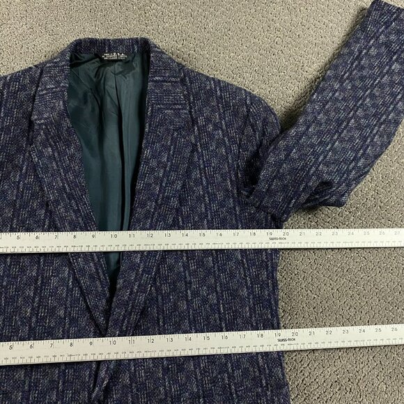 NWT Vintage Night Moves Ciattl Blazer Sport Coat Men's 38S Purple Short - Picture 9 of 15